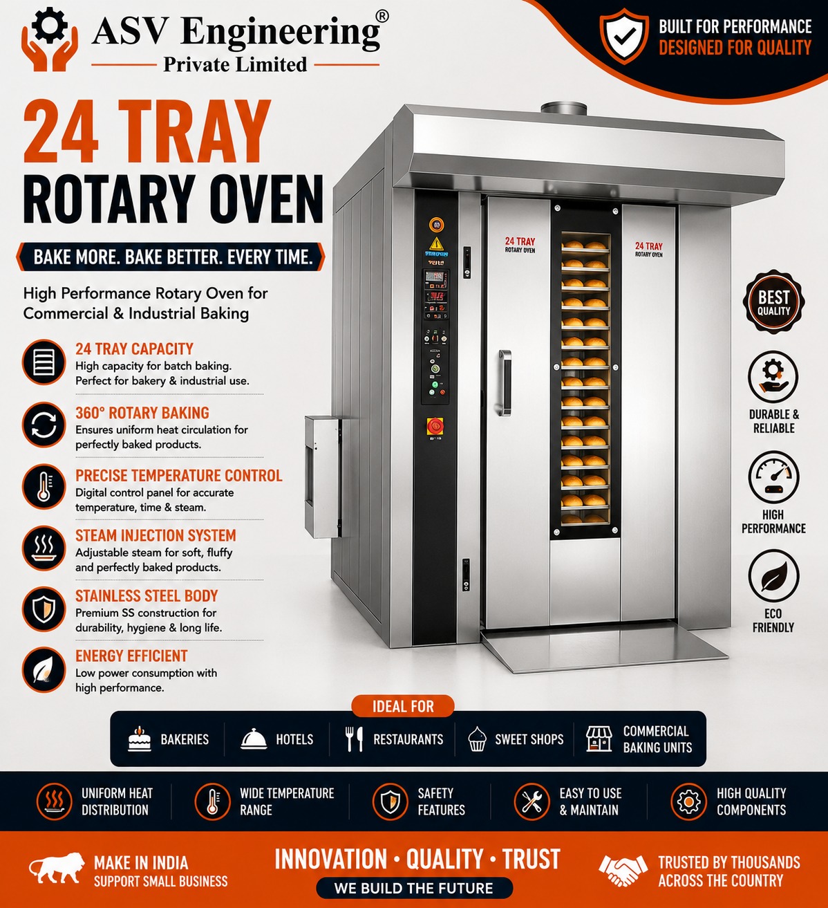 24 Tray Rotary Oven - Industrial Machine, Delhi