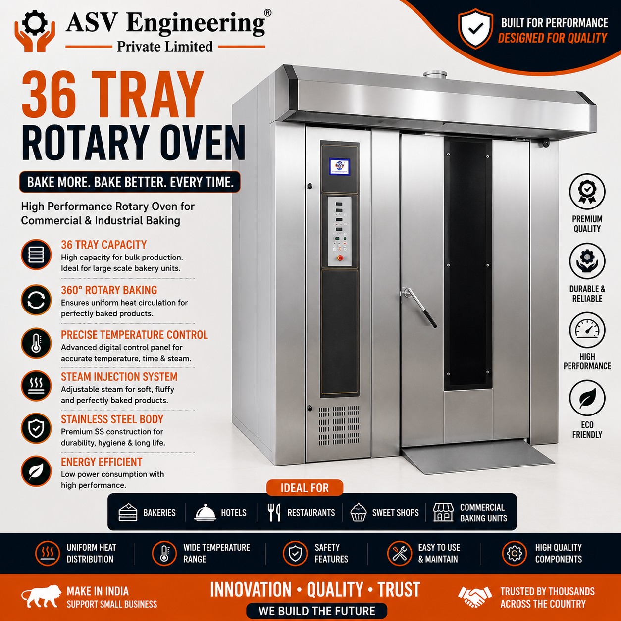 36 Tray Rotary Oven - Industrial Machine, Delhi