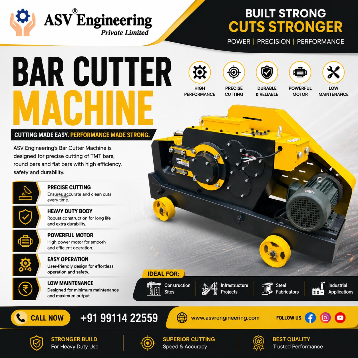 Bar Cutter Machine - Industrial Machine, Delhi