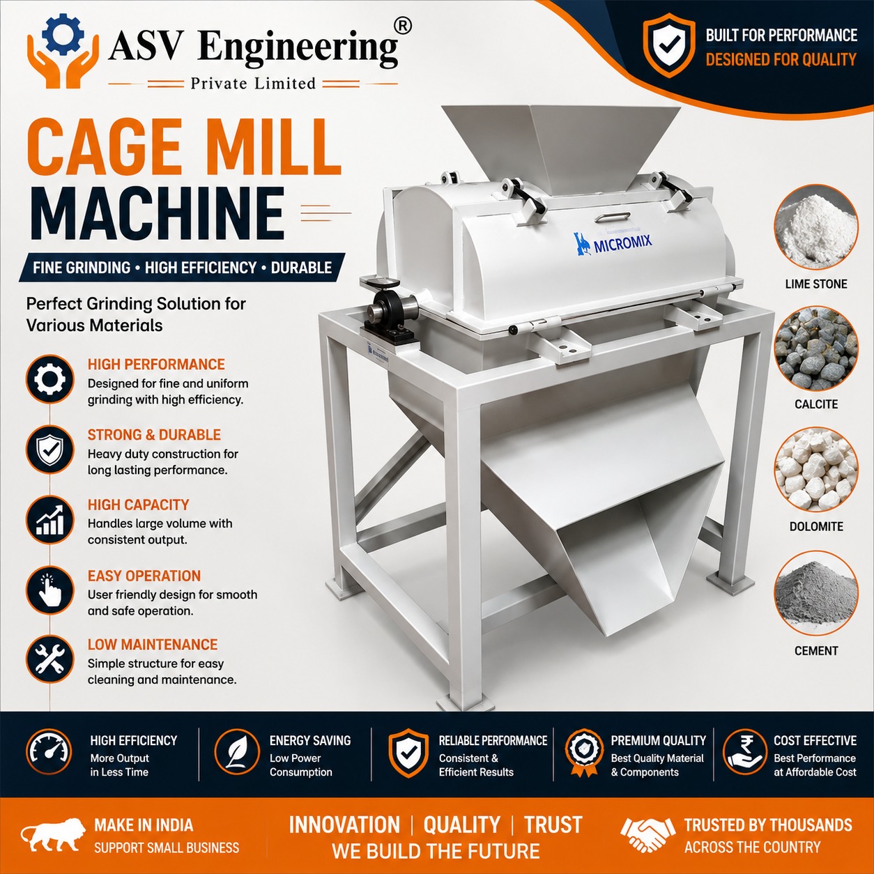 Cage Mill Machine - Industrial Machine, Delhi