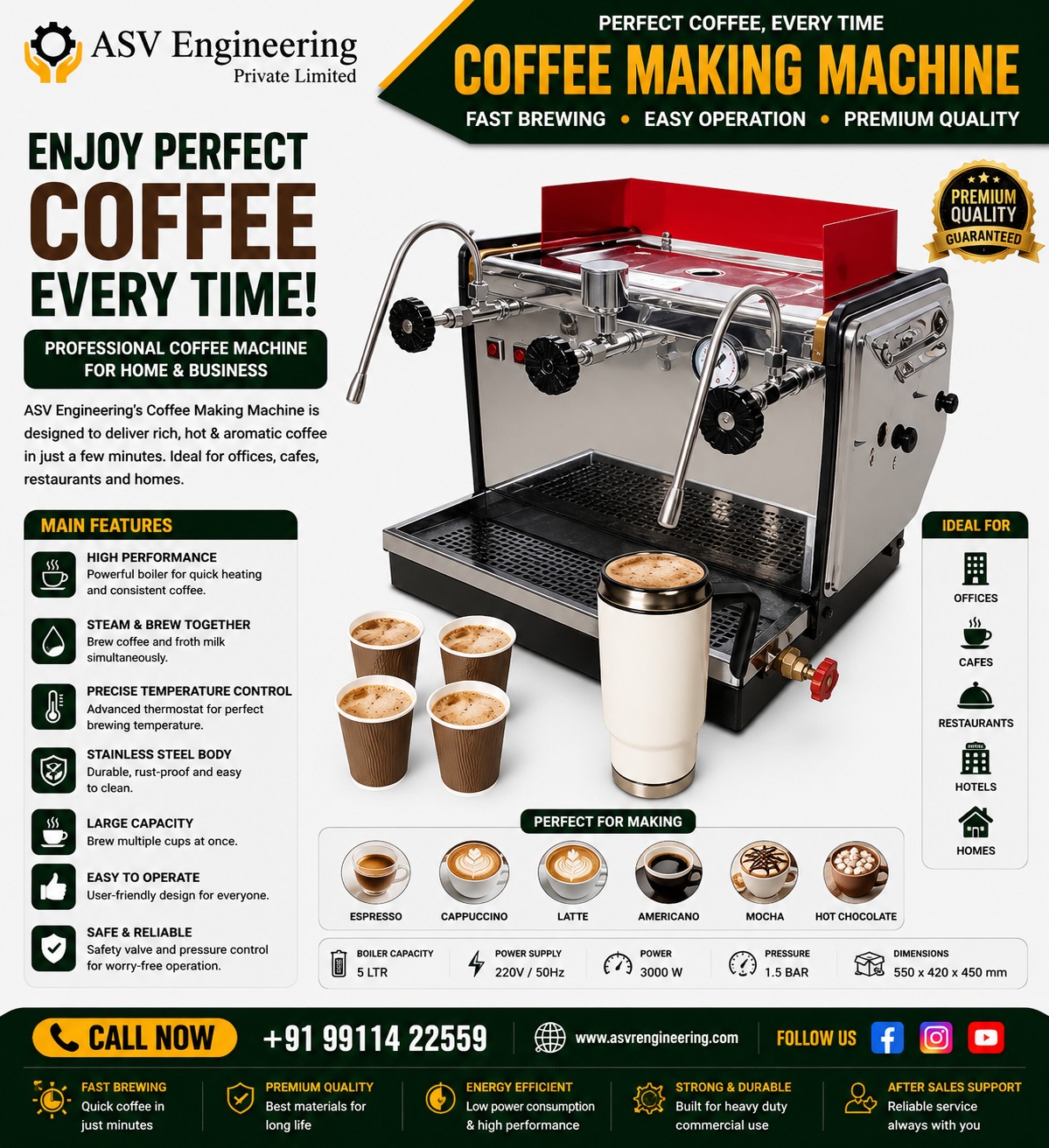 Coffee Making Machine - Industrial Machine, Delhi