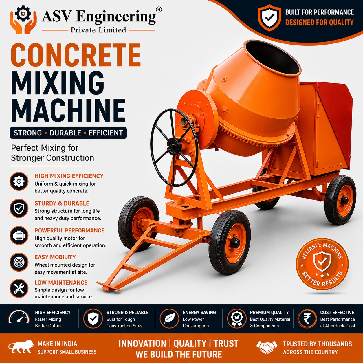 Concrete Mixing Machine - Industrial Machine, Delhi