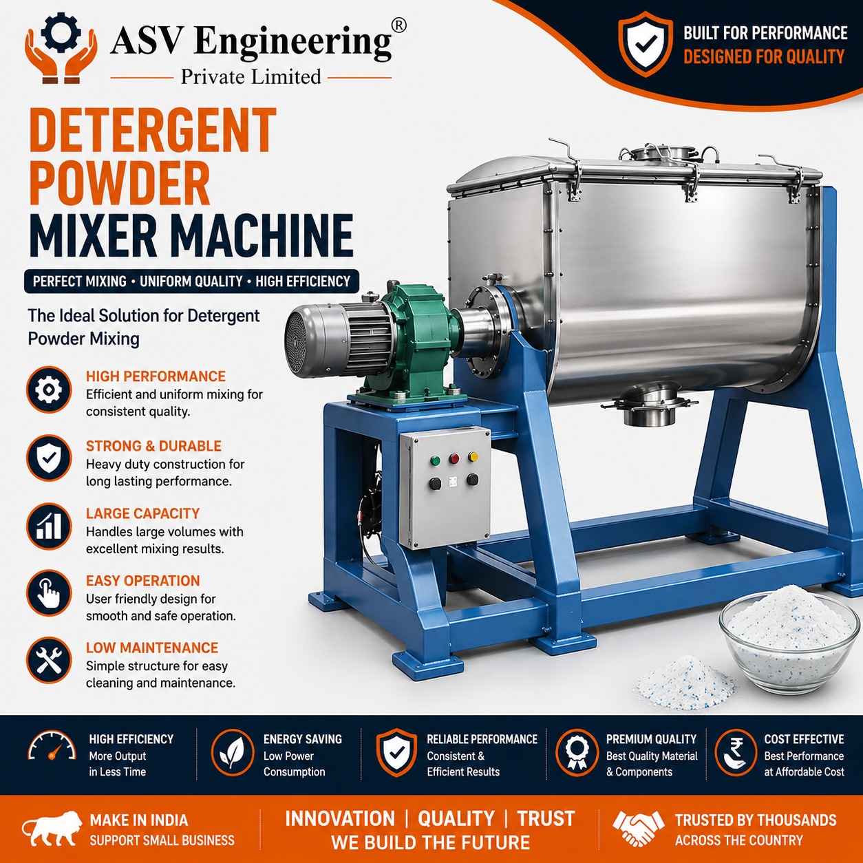 Detergent Powder Mixer Machine - Industrial Machine, Delhi