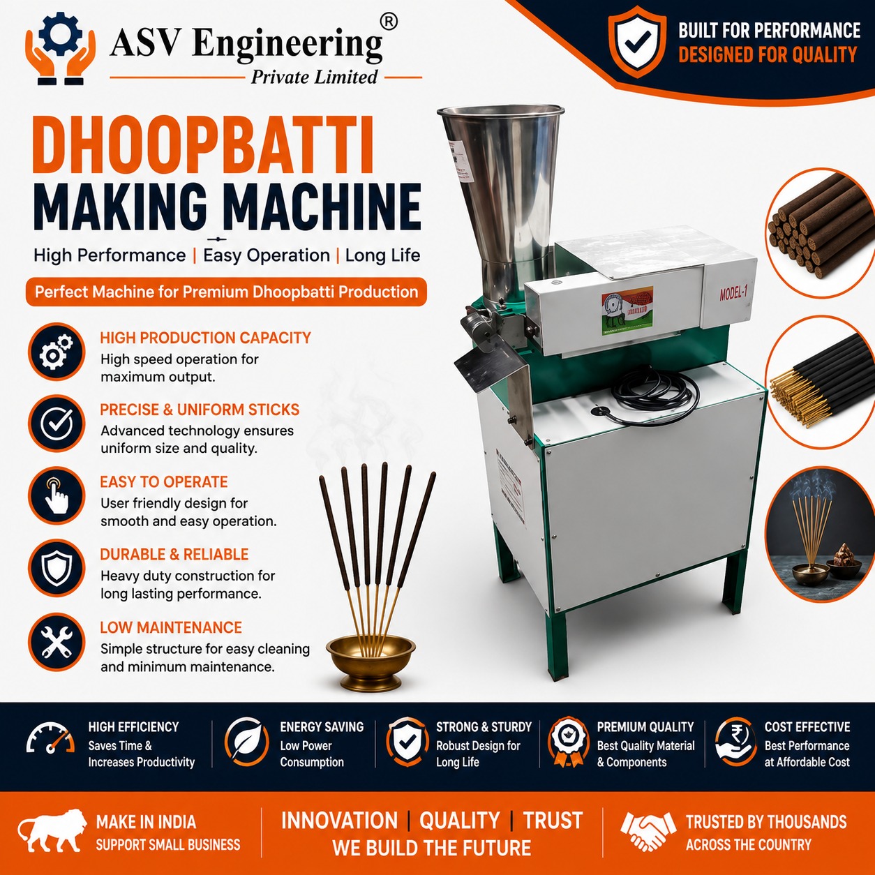 Dhoopbatti Making Machine - Industrial Machine, Delhi