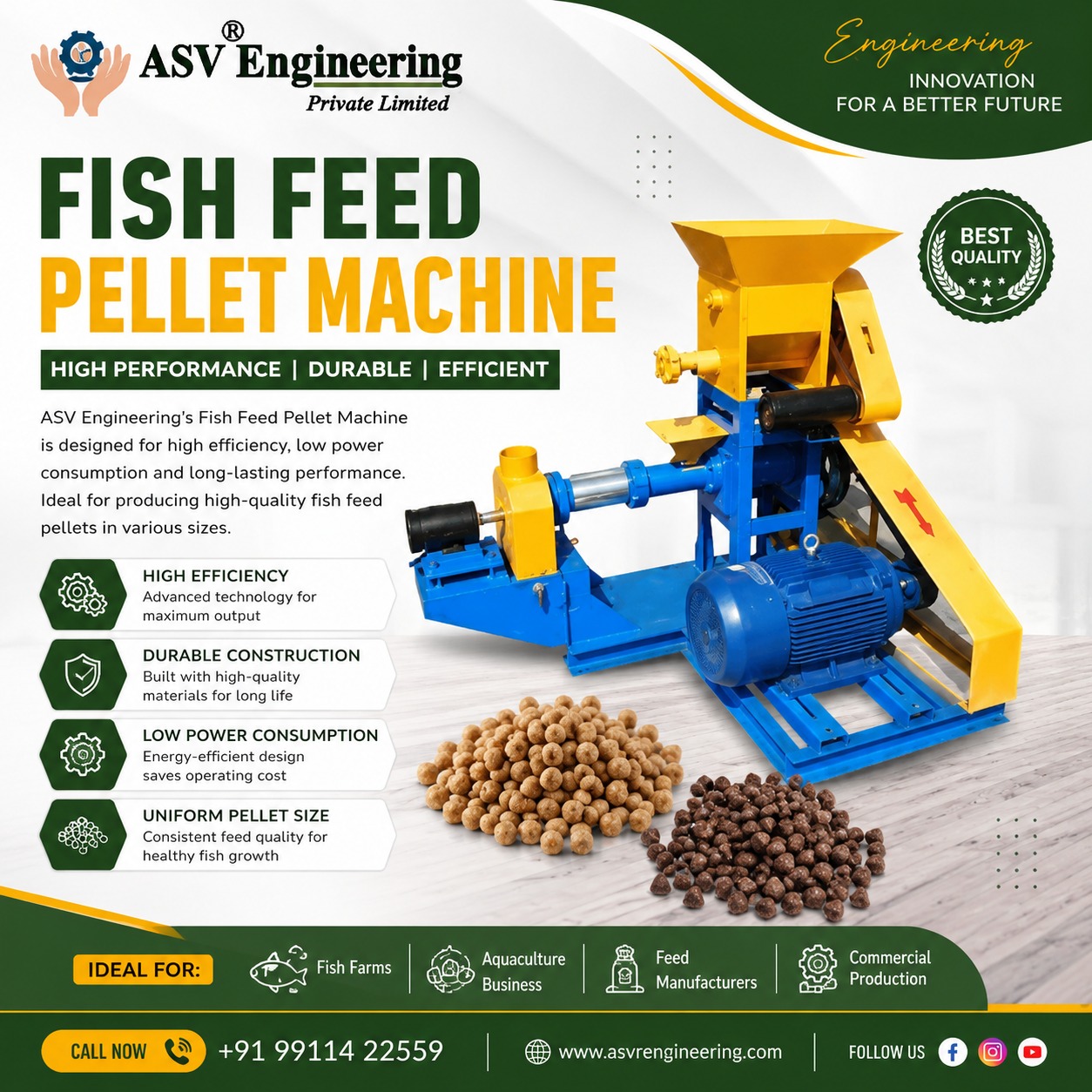 Fish Feed Making Machine - Industrial Machine, Delhi