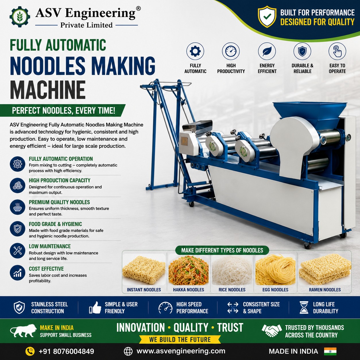 Fully Automatic Noodles Machine - Industrial Machine, Delhi