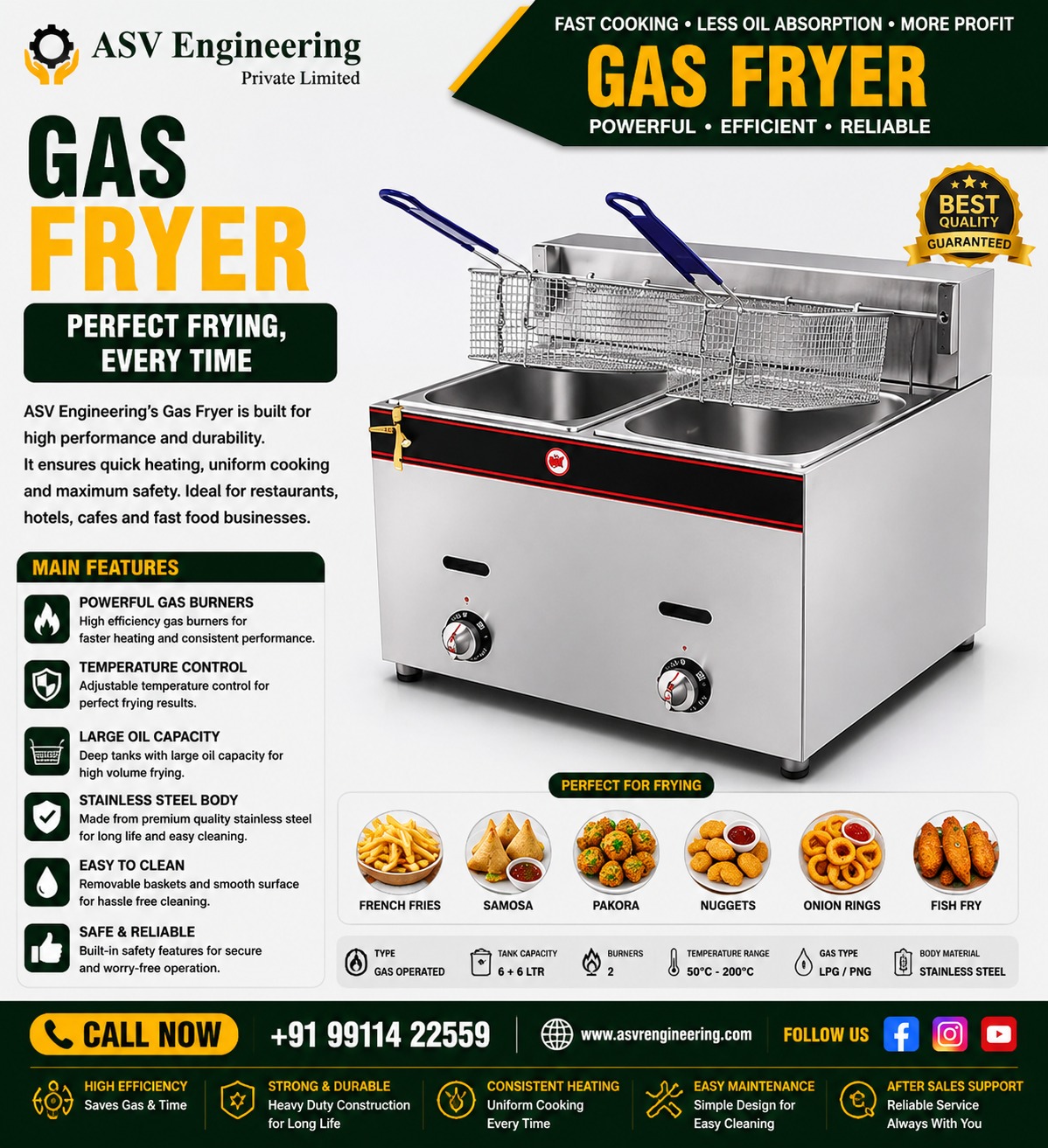 Gas Fryer - Industrial Machine, Delhi