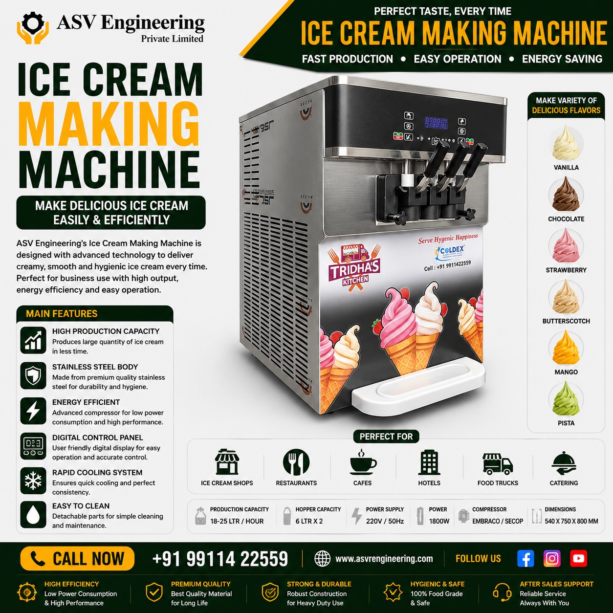 Ice Cream Making Machine - Industrial Machine, Delhi