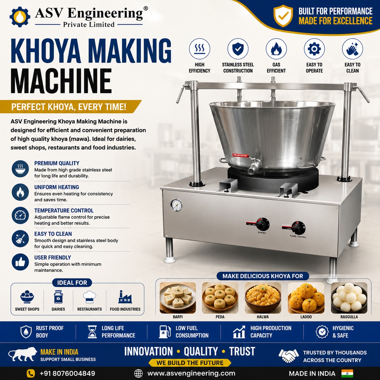 Khoya Making Machine - Industrial Machine, Delhi