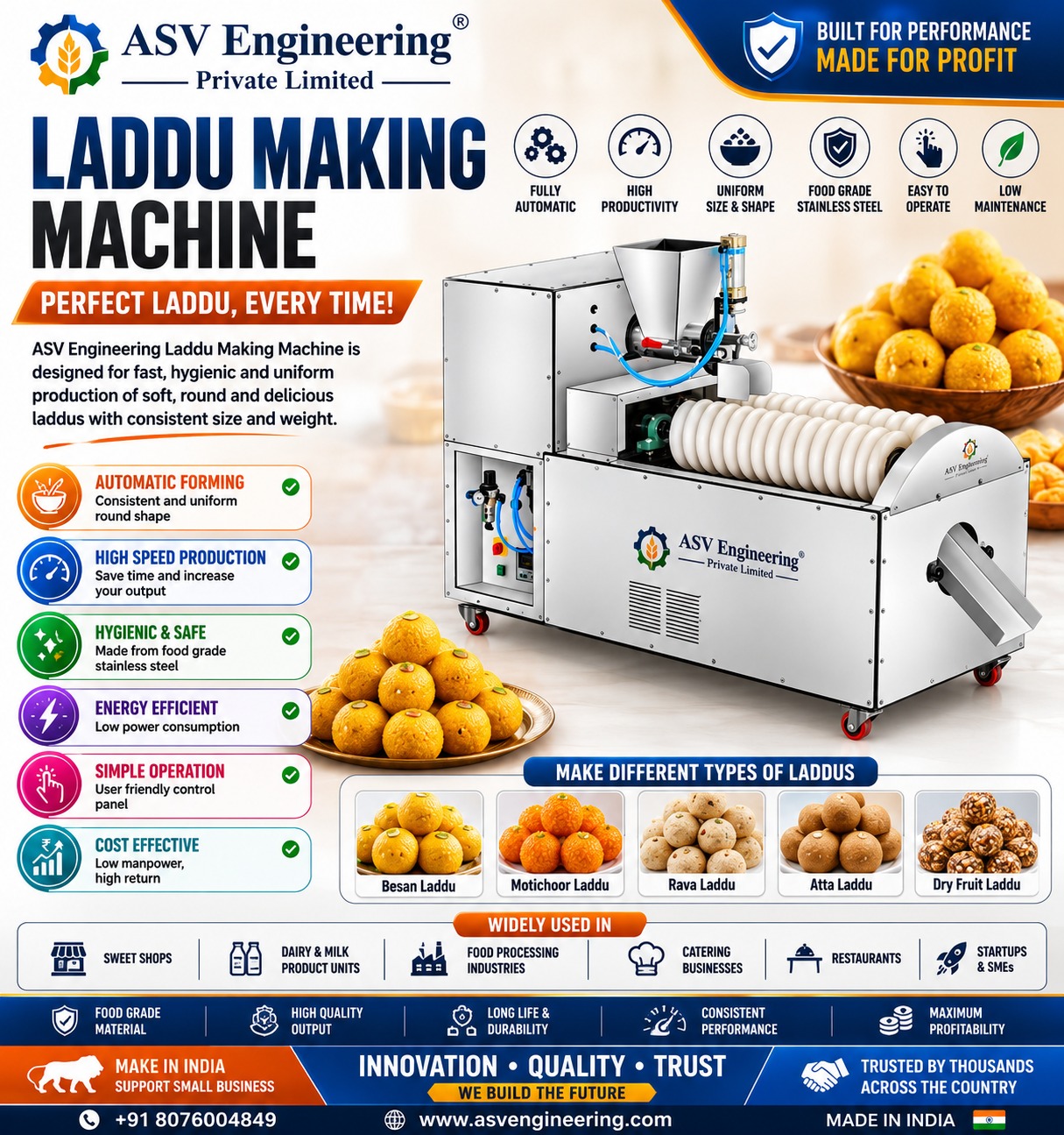 Laddu Making Machine - Industrial Machine, Delhi