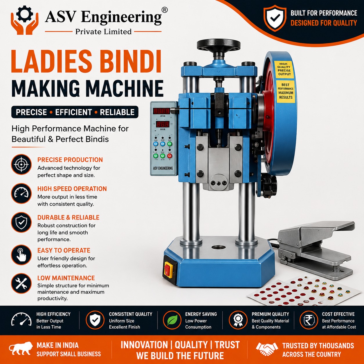 Ladies Bindi Making Machine - Industrial Machine, Delhi in Bihar