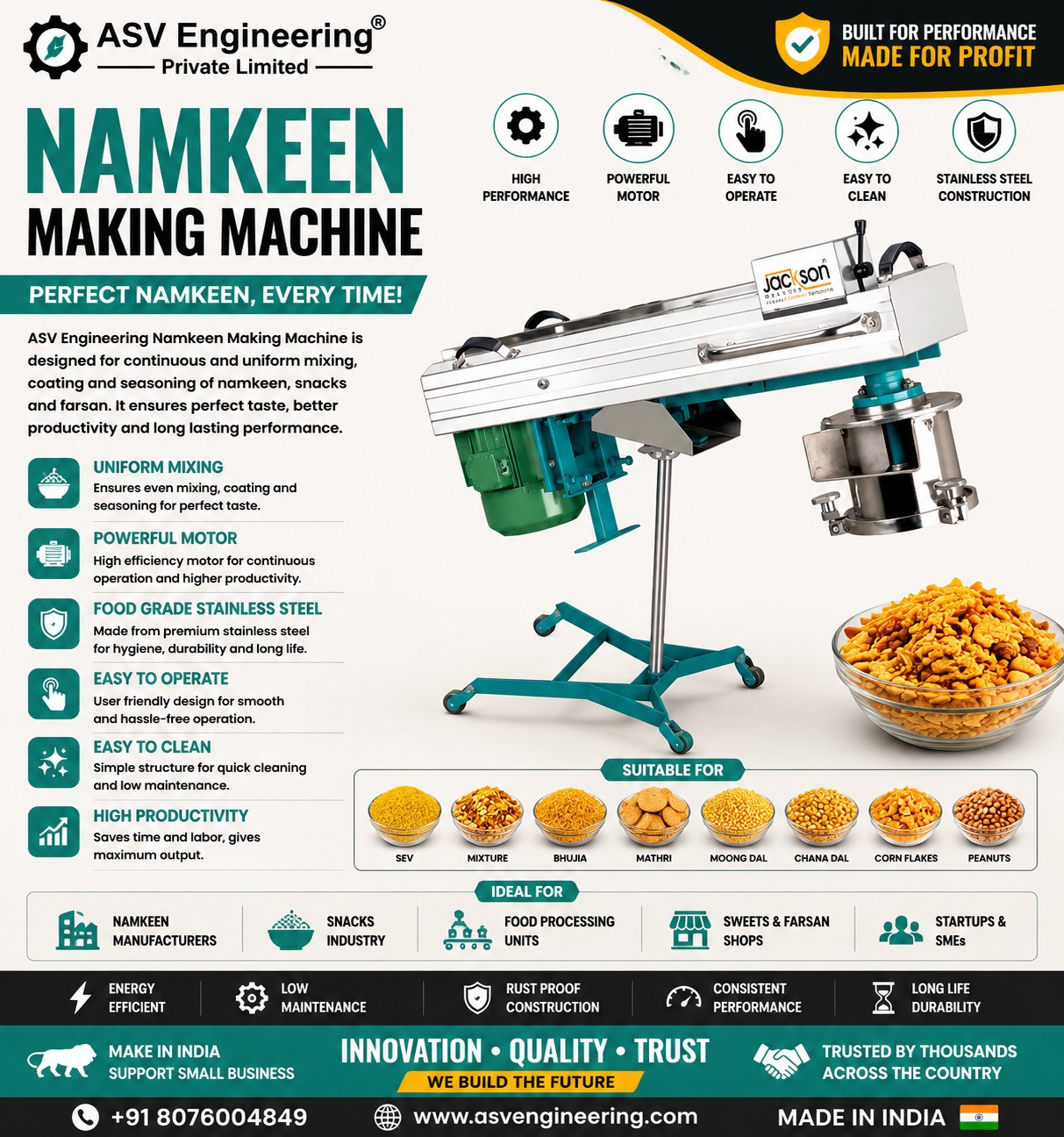 Namkeen Making Machine - Industrial Machine, Delhi