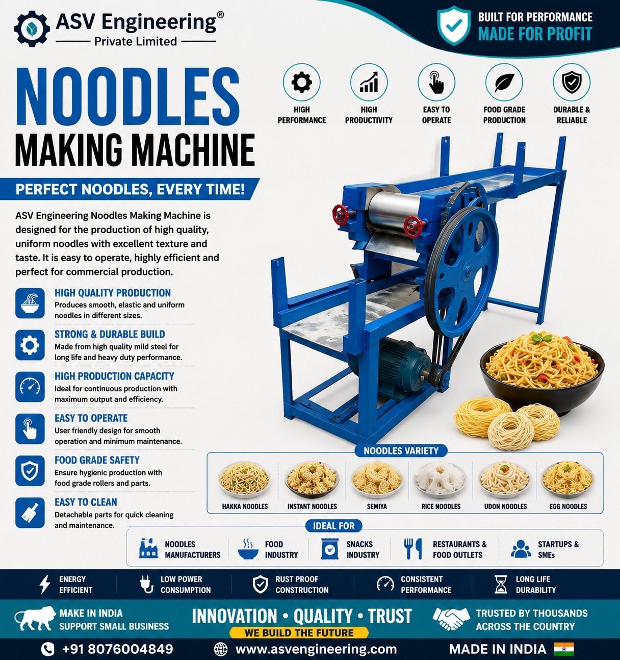 Noodles Making Machine - Industrial Machine, Delhi