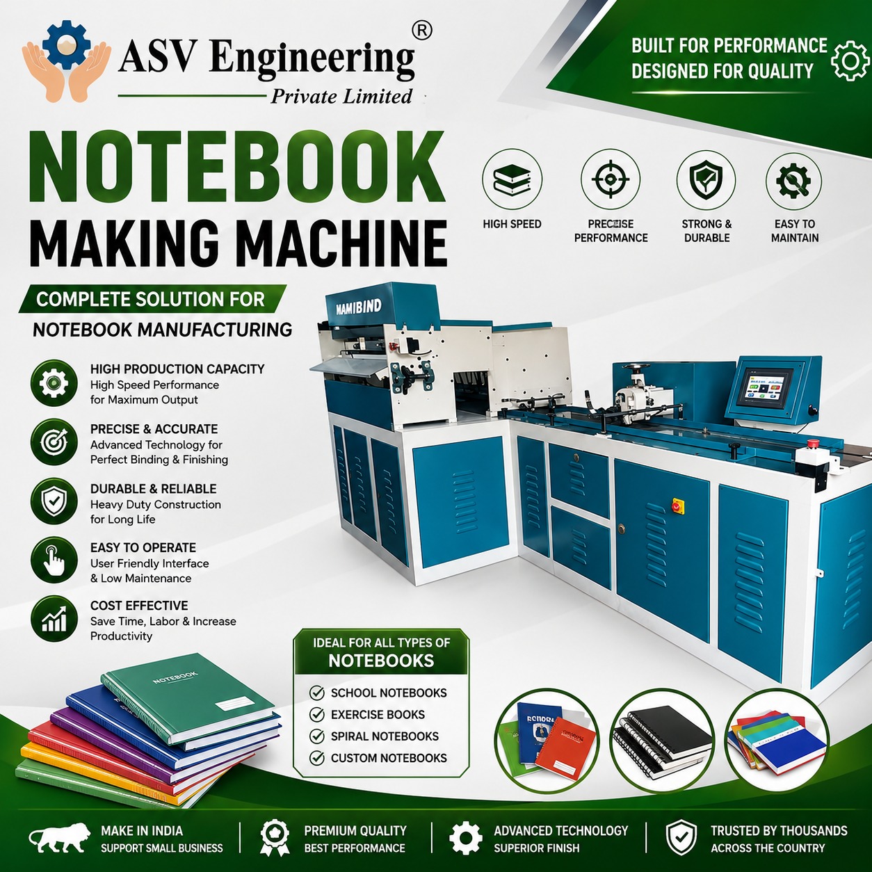 Notebook Making Machine - Industrial Machine, Delhi in Bihar