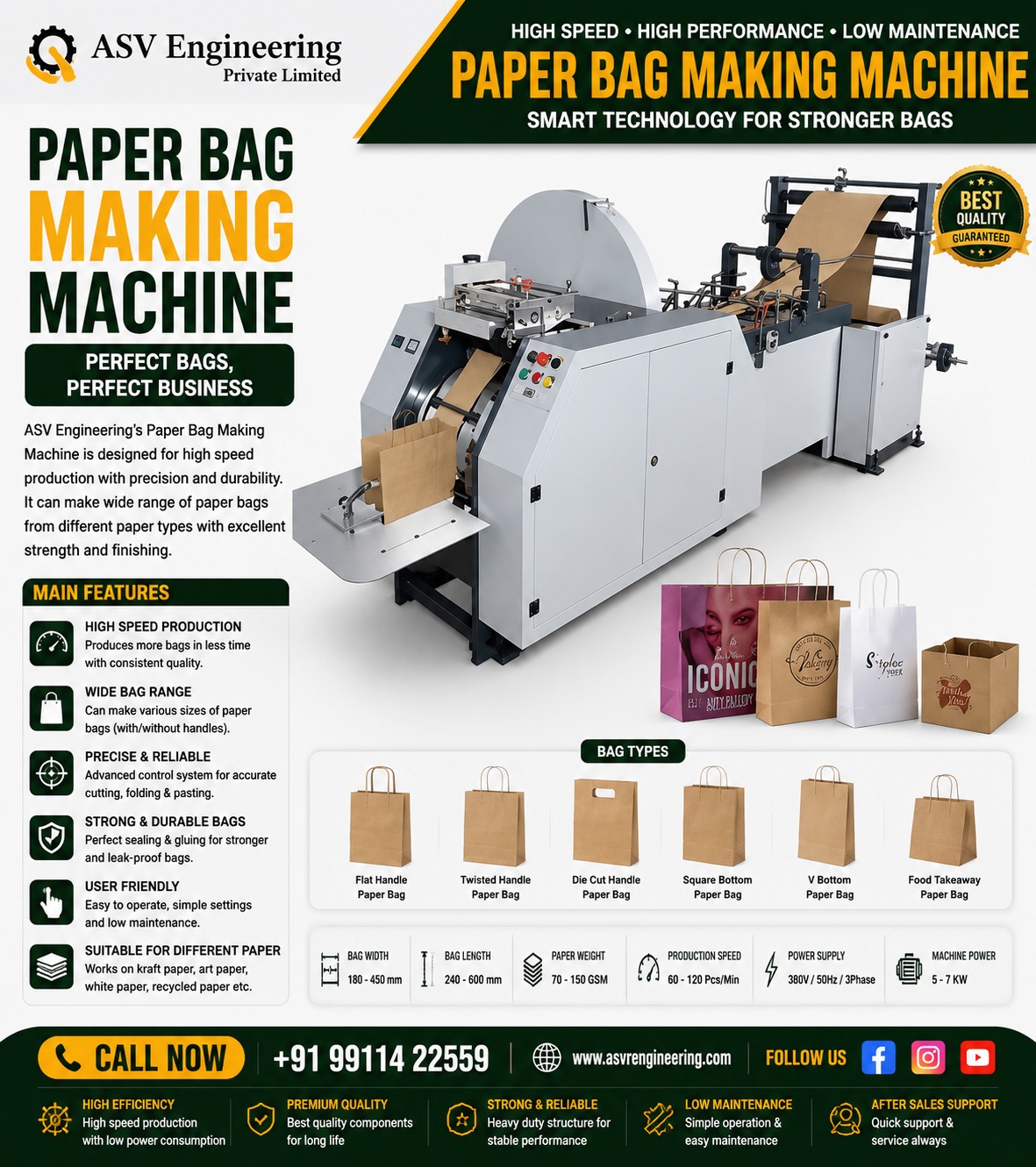 Paper Bag Making Machine - Industrial Machine, Delhi