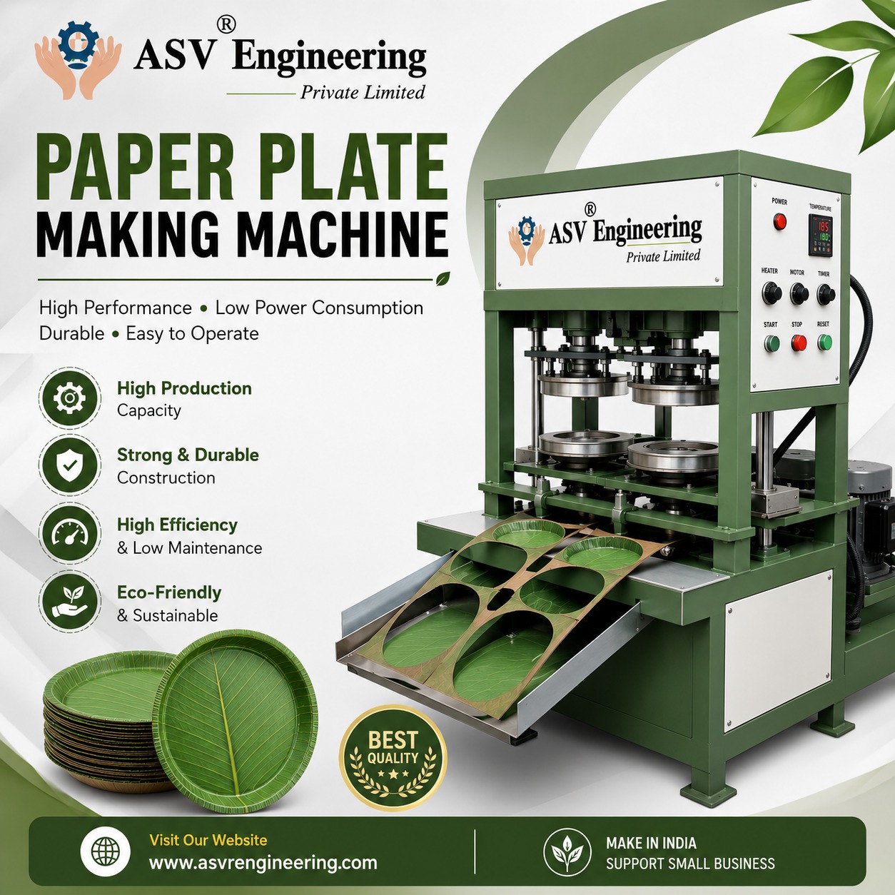 Paper Plate Making Machine - Industrial Machine, Delhi