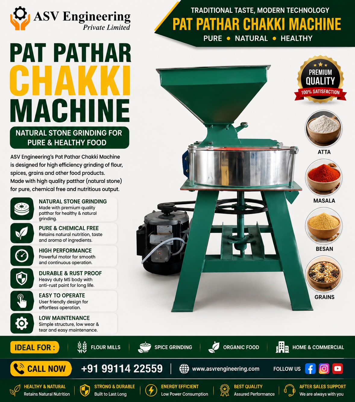 Pat Pathar Chakki Machine - Industrial Machine, Delhi