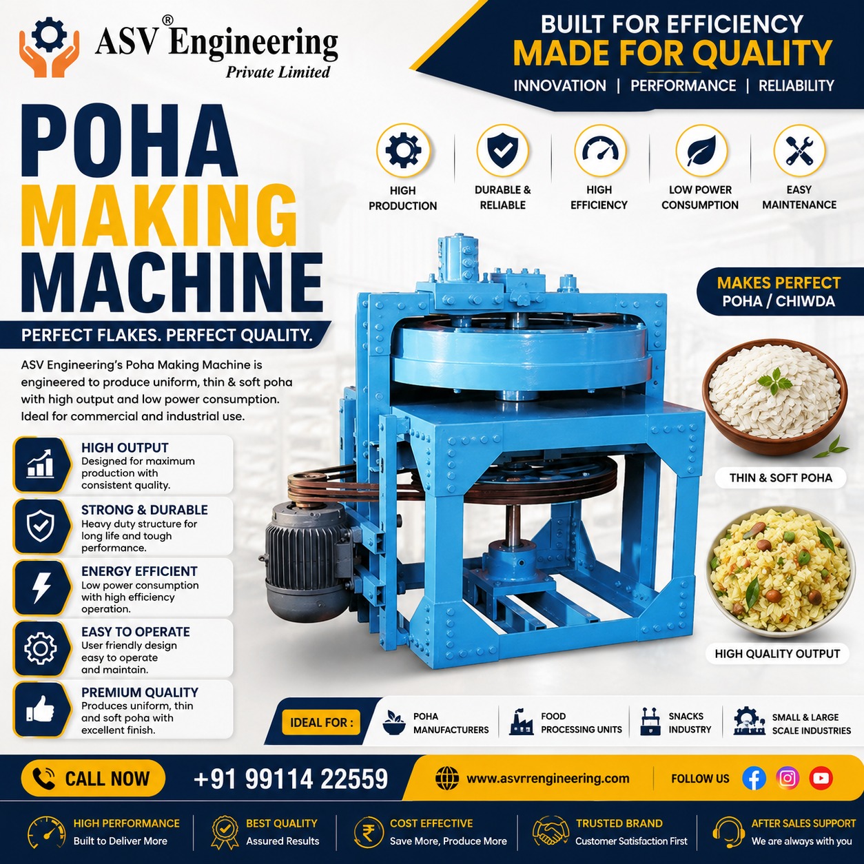 Poha Making Machine - Industrial Machine, Delhi
