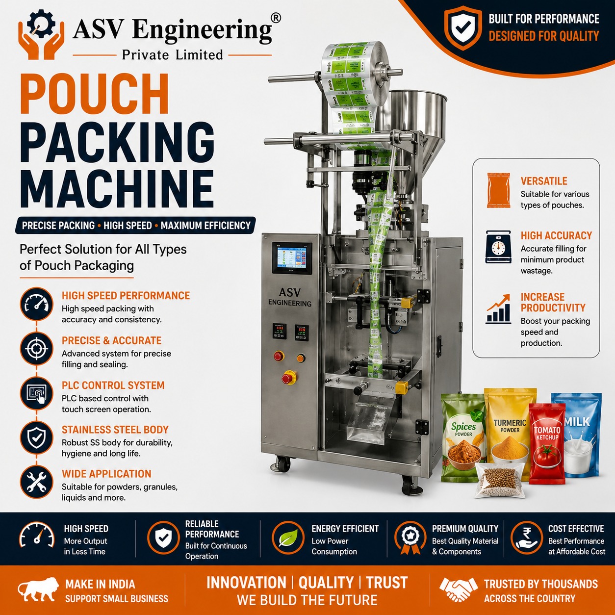 Pouch Packing Machine - Industrial Machine, Delhi