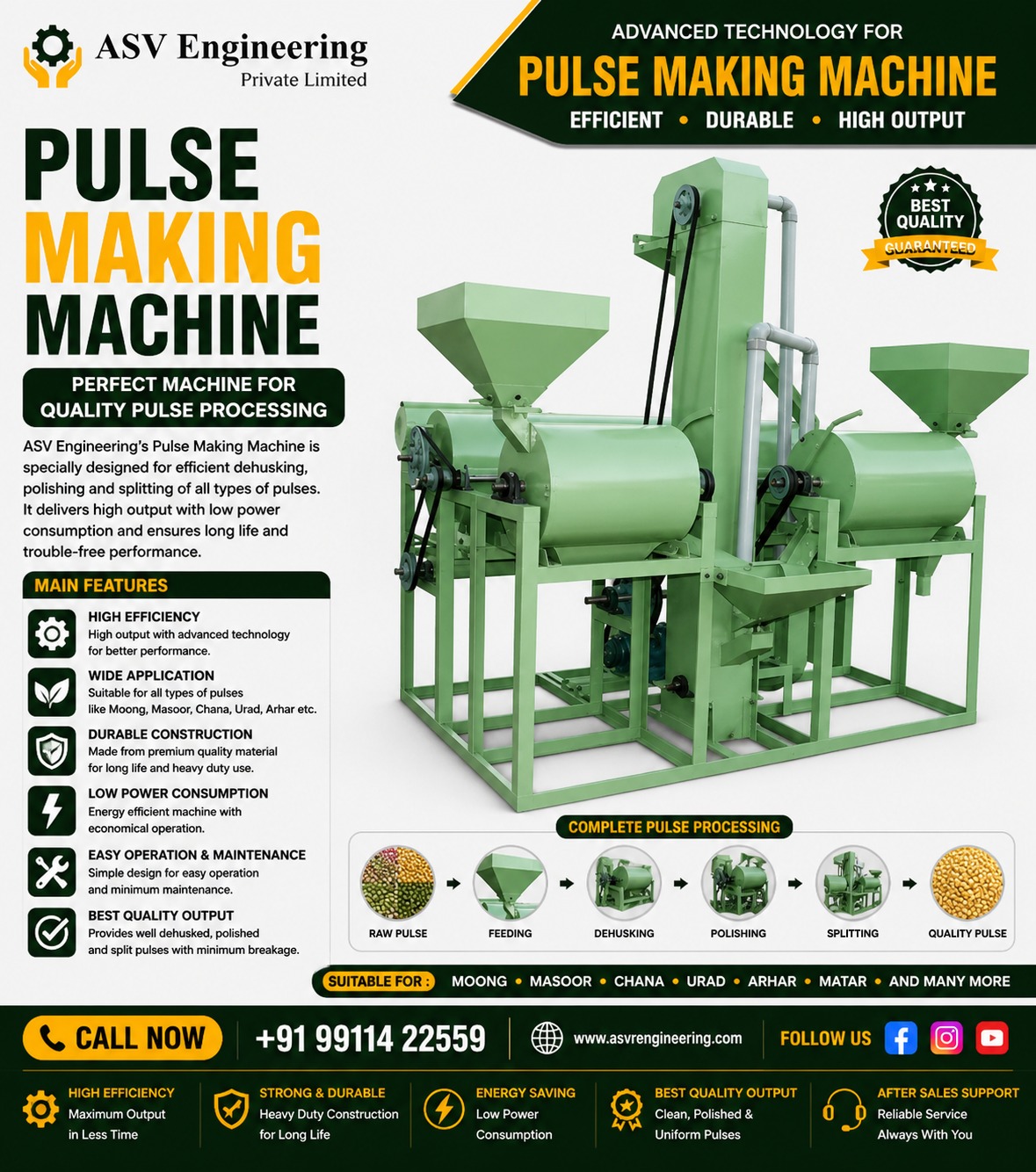 Pulse Making Machine - Industrial Machine, Delhi