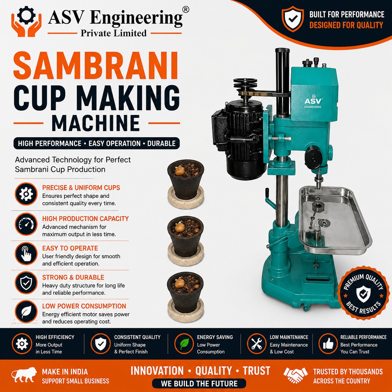 Sambrani Cup Making Machine - Industrial Machine, Delhi