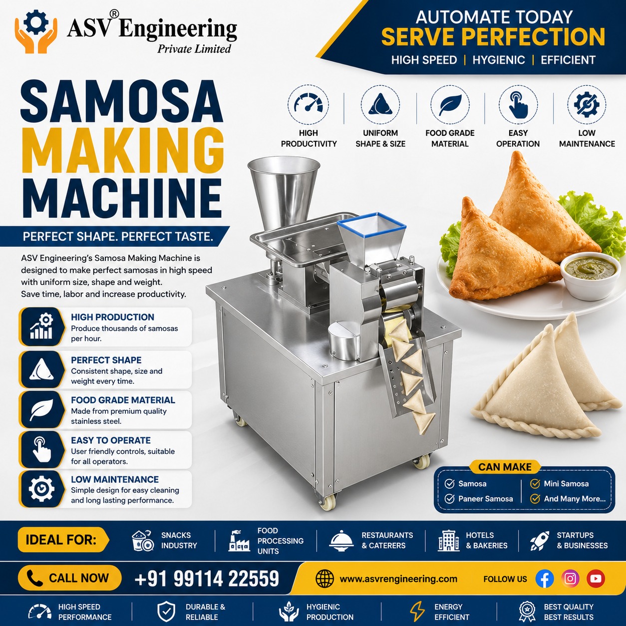Samosa Making Machine - Industrial Machine, Delhi