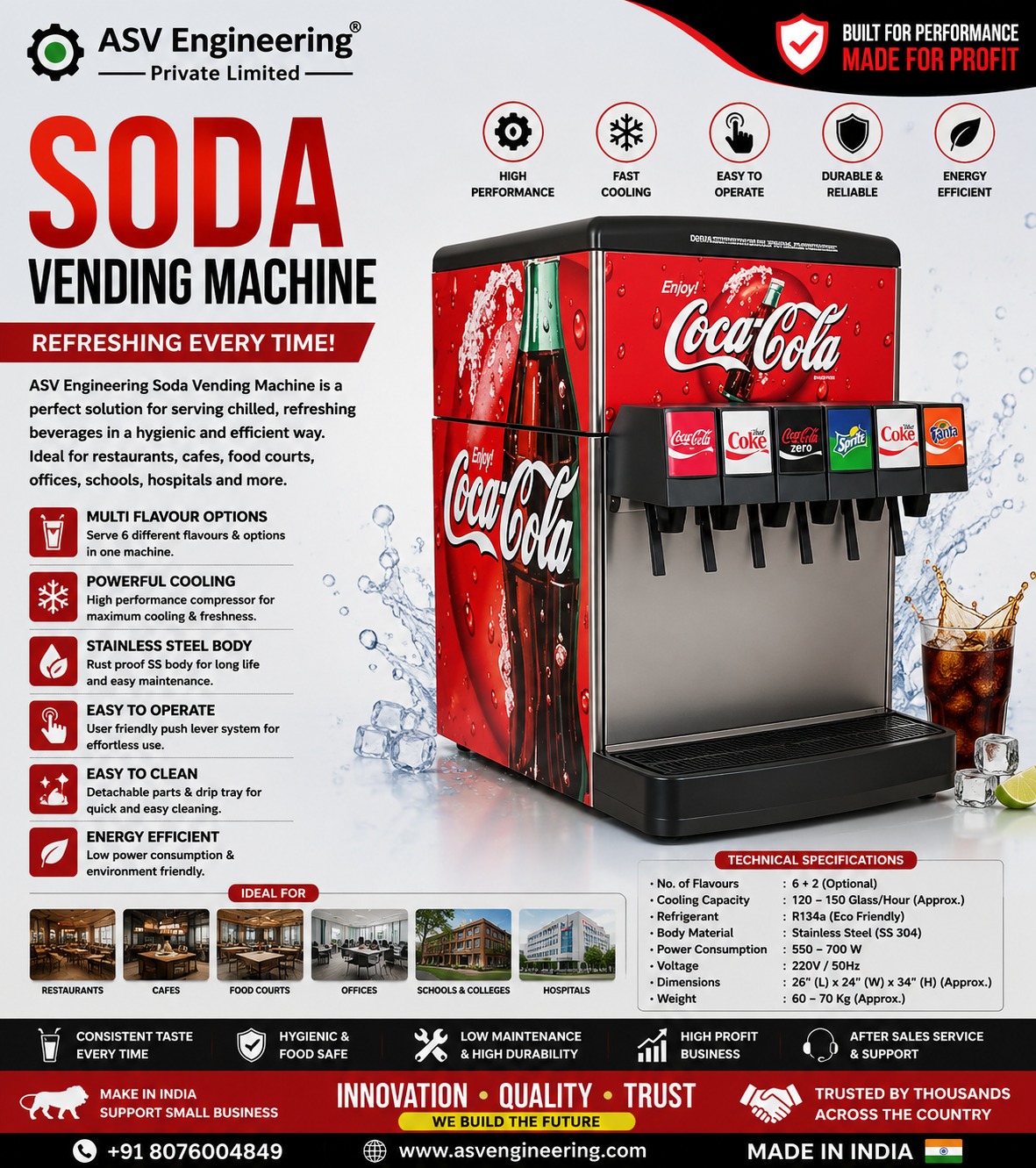 Soda Vending Machine - Industrial Machine, Delhi