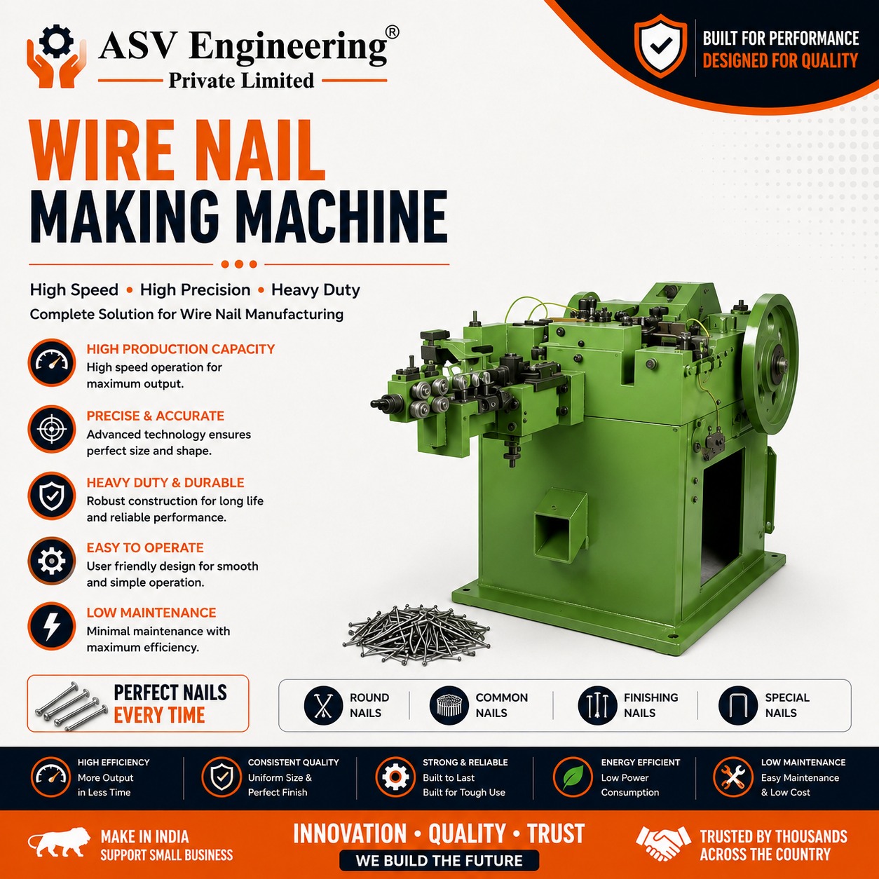 Wire Nail Making Machine - Industrial Machine, Delhi